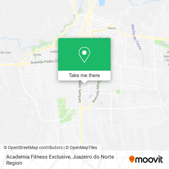 Academia Fitness Exclusive map