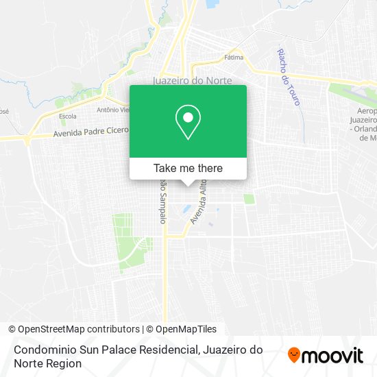 Condominio Sun Palace Residencial map