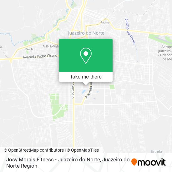 Mapa Josy Morais Fitness - Juazeiro do Norte