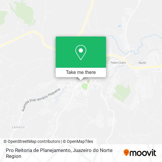 Mapa Pro Reitoria de Planejamento