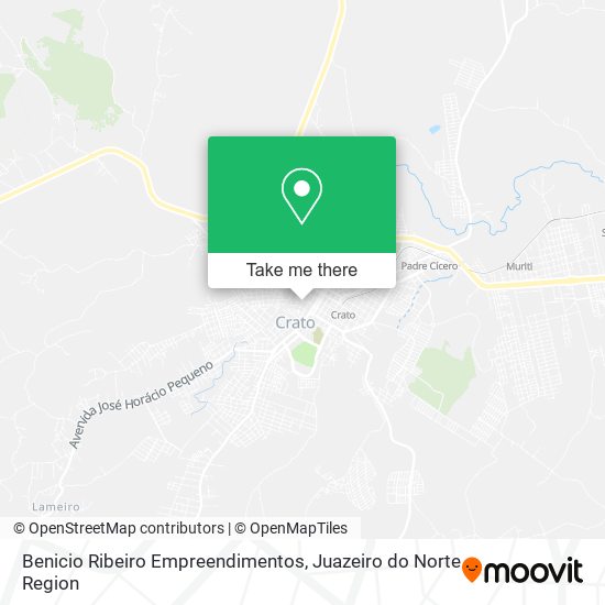 Mapa Benicio Ribeiro Empreendimentos