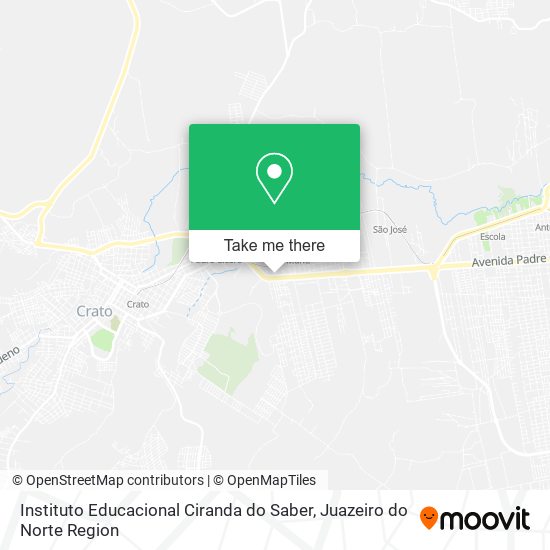 Mapa Instituto Educacional Ciranda do Saber