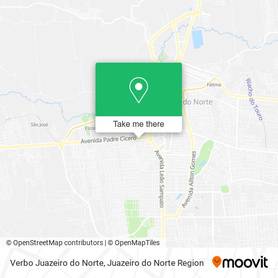 Verbo Juazeiro do Norte map