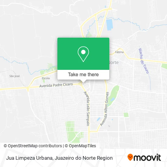 Jua Limpeza Urbana map