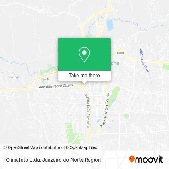 Cliniafeto Ltda map