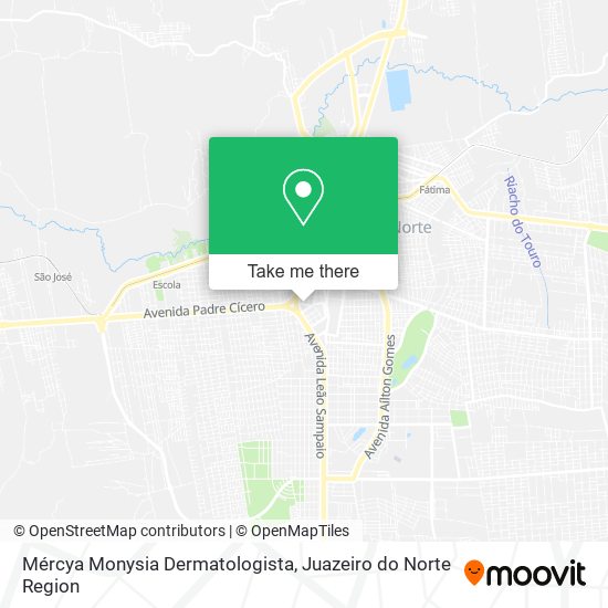 Mapa Mércya Monysia Dermatologista
