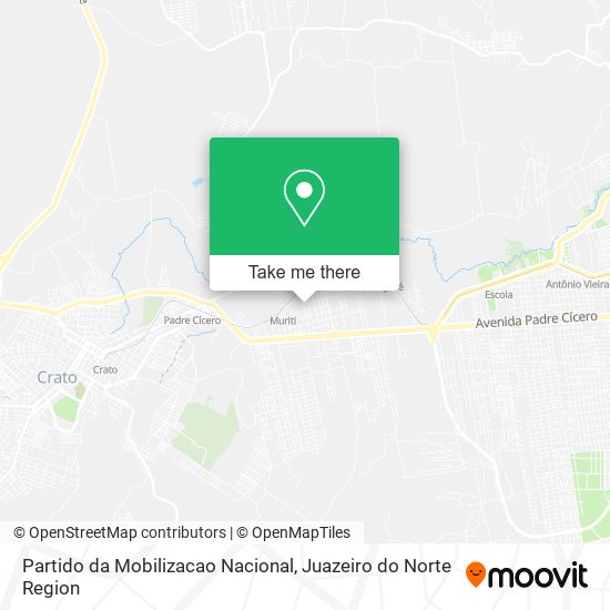 Partido da Mobilizacao Nacional map