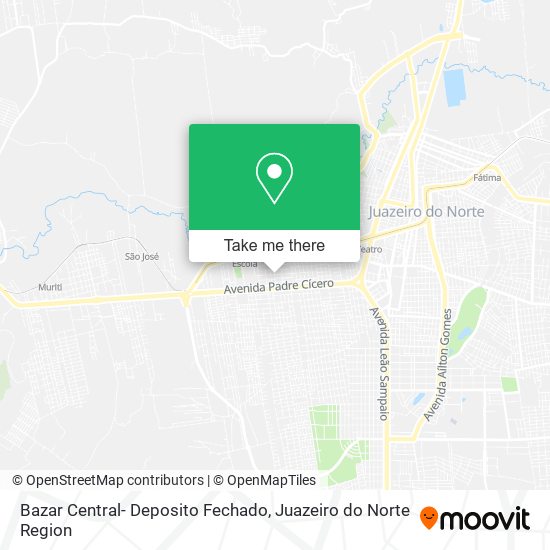 Bazar Central- Deposito Fechado map