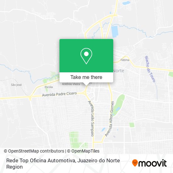Rede Top Oficina Automotiva map