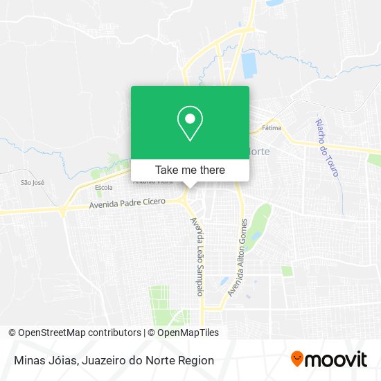 Mapa Minas Jóias