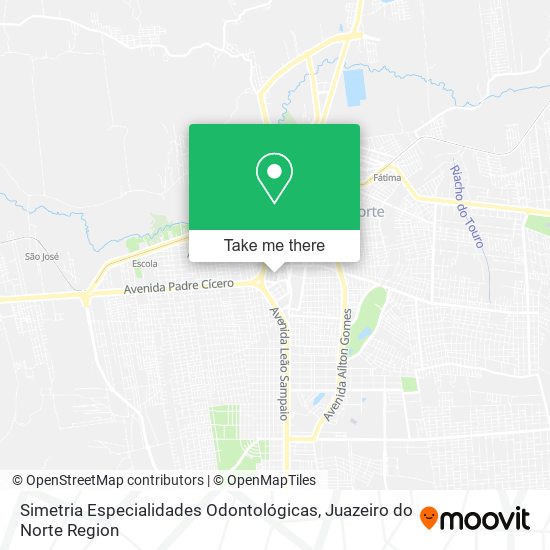 Mapa Simetria Especialidades Odontológicas