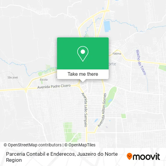 Parceria Contabil e Enderecos map