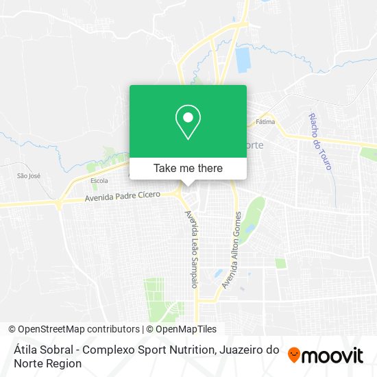 Átila Sobral - Complexo Sport Nutrition map