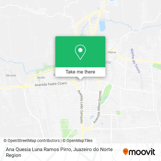 Ana Quesia Luna Ramos Pirro map