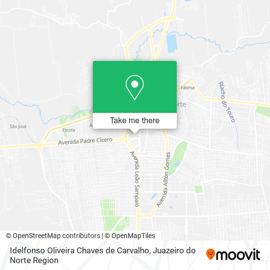 Mapa Idelfonso Oliveira Chaves de Carvalho