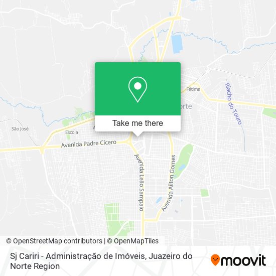 Mapa Sj Cariri - Administração de Imóveis