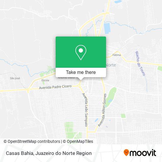 Mapa Casas Bahia