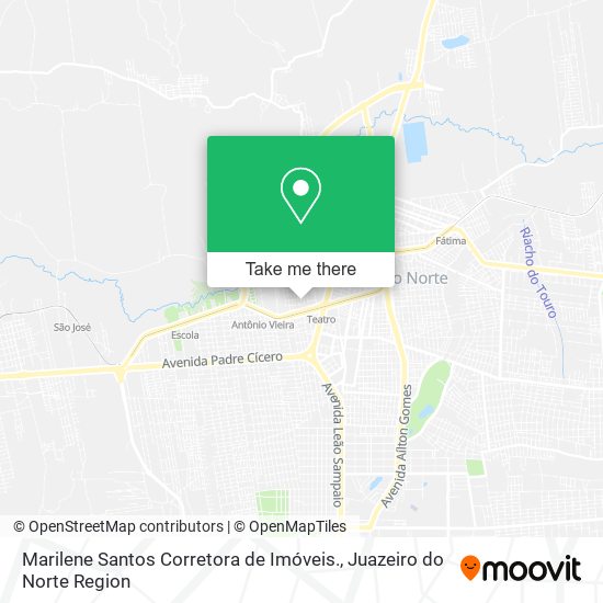 Mapa Marilene Santos Corretora de Imóveis.