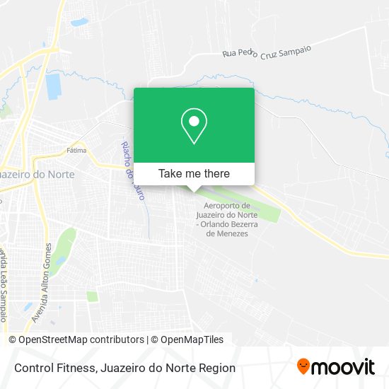 Mapa Control Fitness