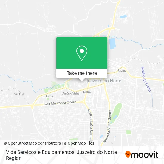 Vida Servicos e Equipamentos map