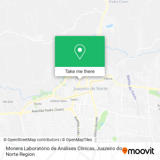Monera Laboratório de Análises Clínicas map