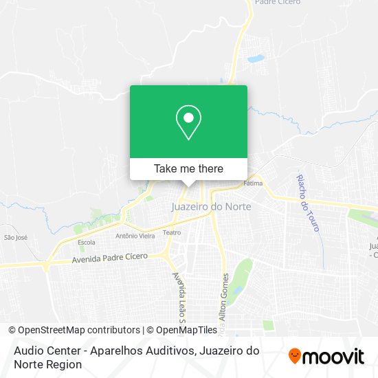 Mapa Audio Center - Aparelhos Auditivos