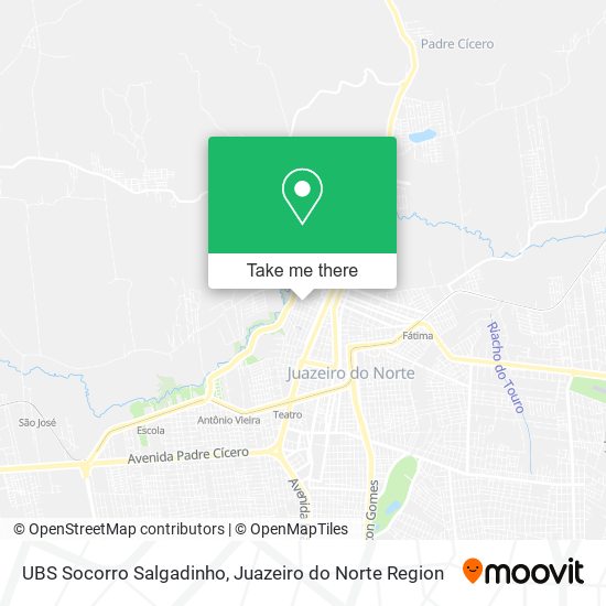 UBS Socorro Salgadinho map