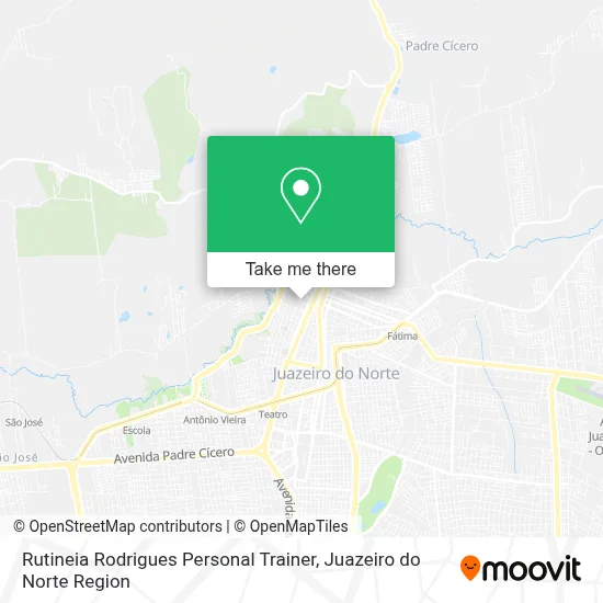 Rutineia Rodrigues Personal Trainer map