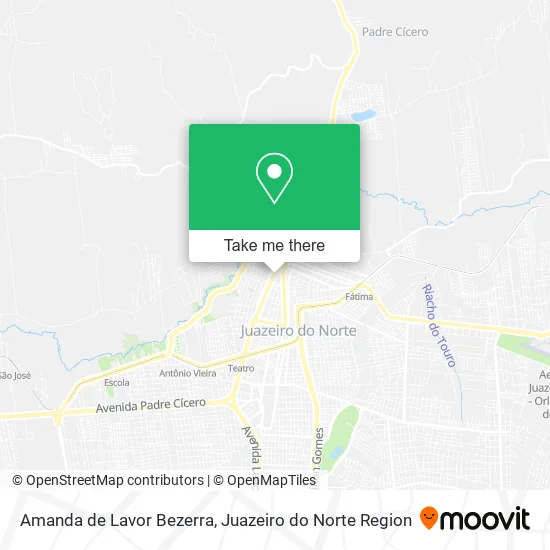 Amanda de Lavor Bezerra map