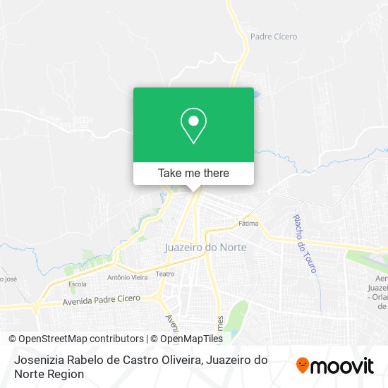 Josenizia Rabelo de Castro Oliveira map