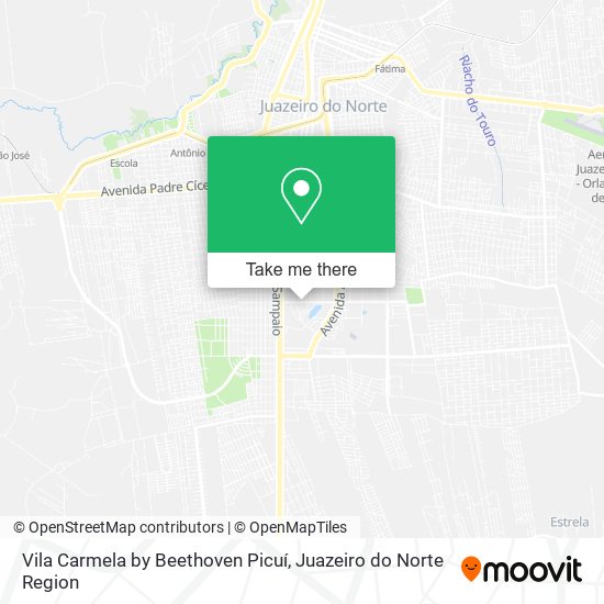 Vila Carmela by Beethoven Picuí map