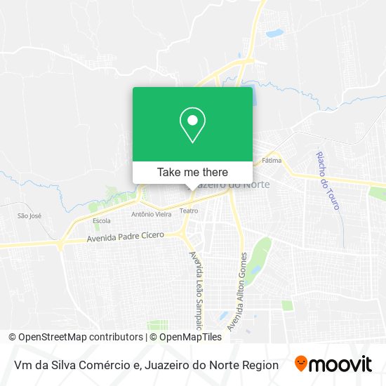 Vm da Silva Comércio e map