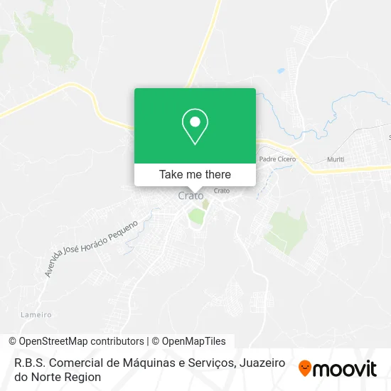 R.B.S. Comercial de Máquinas e Serviços map