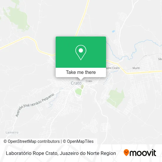 Laboratório Rope Crato map