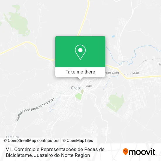 V L Comércio e Representacoes de Pecas de Bicicletame map