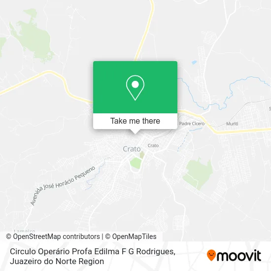 Circulo Operário Profa Edilma F G Rodrigues map