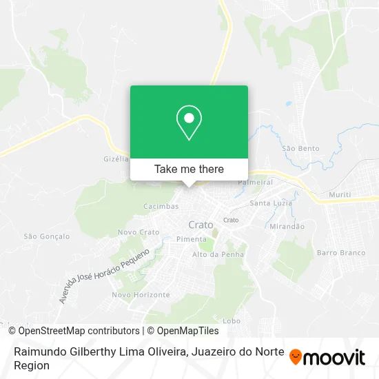 Raimundo Gilberthy Lima Oliveira map