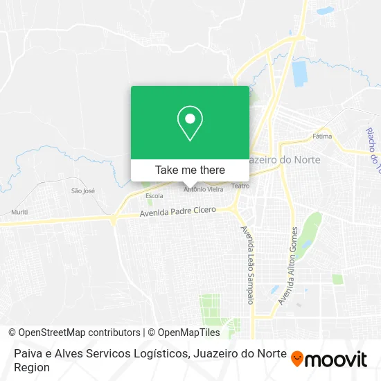 Paiva e Alves Servicos Logísticos map