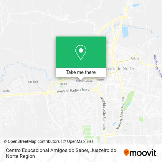 Centro Educacional Amigos do Saber map