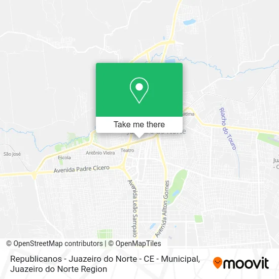 Republicanos - Juazeiro do Norte - CE - Municipal map