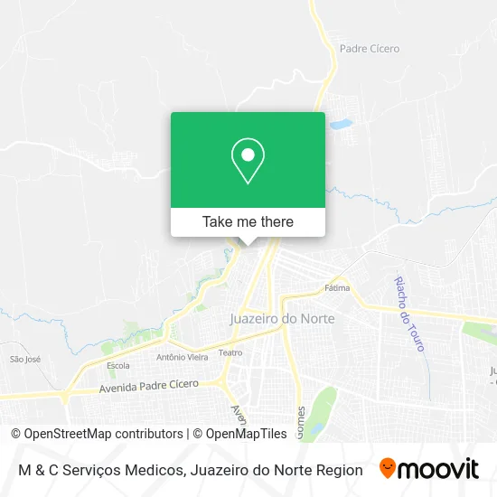 M & C Serviços Medicos map