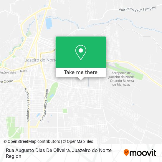Mapa Rua Augusto Dias De Oliveira
