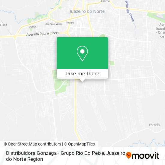Mapa Distribuidora Gonzaga - Grupo Rio Do Peixe