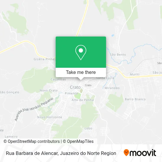 Rua Barbara de Alencar map
