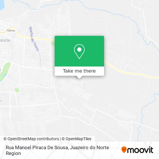 Mapa Rua Manoel Piraca De Sousa