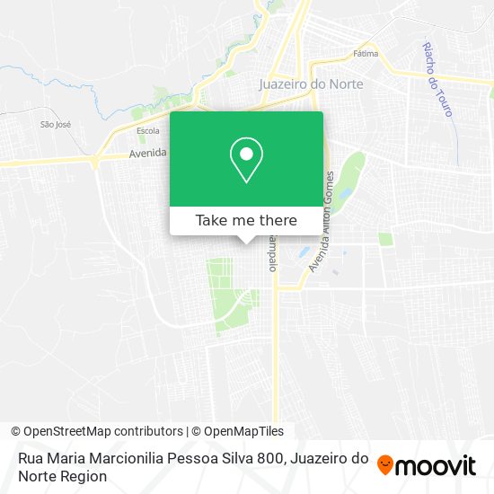 Rua Maria Marcionilia Pessoa Silva 800 map