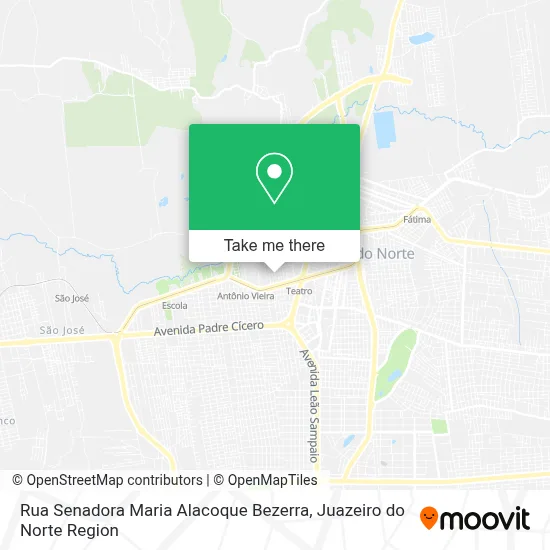 Rua Senadora Maria Alacoque Bezerra map