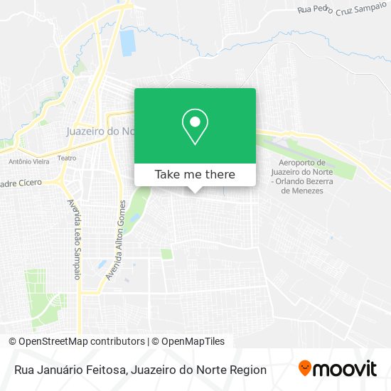 Mapa Rua Januário Feitosa