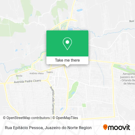 Rua Epitácio Pessoa map