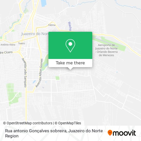 Mapa Rua antonio Gonçalves sobreira